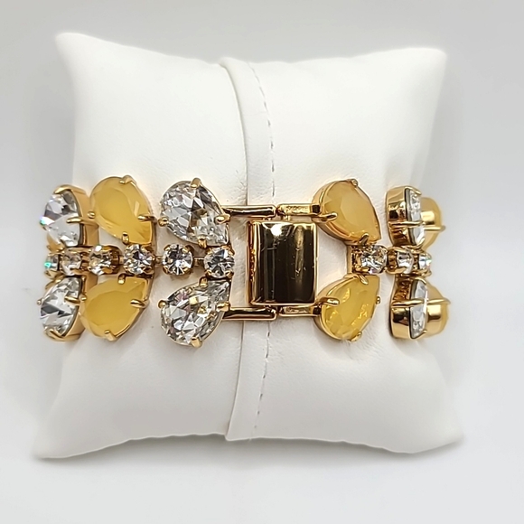 Kate Spade Gold Crystal Statement Bracelet - Picture 3 of 7